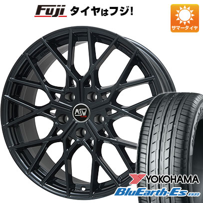 【新品国産車用5穴114.3】 夏タイヤ ホイール4本セット 245/40R19 ヨコハマ ブルーアース ES32 MSW by OZ Racing MSW 74(グロスブラック) 8J 19インチ(送料無料)