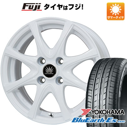 【新品 軽自動車】ハスラー デリカミニ(4WD) 夏タイヤ ホイール4本セット 165/60R15 ヨコハマ ブルーアース ES32 プレミックス アマルフィV Jr(ホワイト) 4.5J 15インチ(送料無料)｜フジコーポレーション