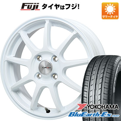 【新品 軽自動車】ハスラー デリカミニ(4WD) 夏タイヤ ホイール4本セット 165/60R15 ヨコハマ ブルーアース ES32 レアマイスター LMスポーツ LM-QR ホワイト 5J 15インチ(送料無料) 50,460円