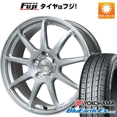 【新品国産車用5穴114.3】 夏タイヤ ホイール4本セット 215/40R18 ヨコハマ ブルーアース ES32 レアマイスター LMスポーツ LM-QR ハイパーシルバー 7.5J 18インチ(送料無料)|フジコーポレーション