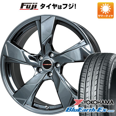 【新品国産車用5穴114.3】 夏タイヤ ホイール4本セット 225/35R19 ヨコハマ ブルーアース ES32 プレミックス ヴェランV(BMC) 8J 19インチ(送料無料)｜フジコーポレーション