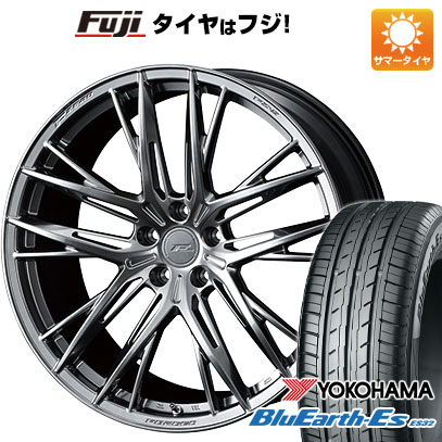 【新品国産車用5穴114.3】 夏タイヤ ホイール4本セット 225/50R18 ヨコハマ ブルーアース ES32 WEDS ウェッズ F-ZERO FZ-5 8J 18インチ(送料無料)|フジコーポレーション