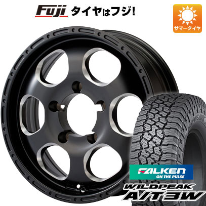 【新品】ジムニー 夏タイヤ ホイール4本セット 175/80R16 ファルケン ワイルドピーク A/T3W エルフォード ブラッドストック 1P 5.5J 16インチ(送料無料)