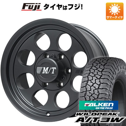 【新品国産車用6穴139.7】 夏タイヤ ホイール4本セット 315/75R16 ファルケン ワイルドピーク A/T3W ミッキートンプソン クラシック3 ブラック 8J 16インチ(送料無料)
