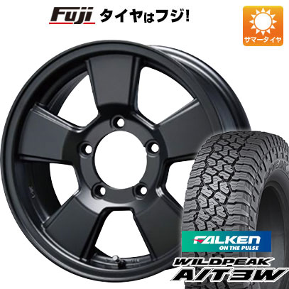 【新品】ジムニー 夏タイヤ ホイール4本セット 175/80R16 ファルケン ワイルドピーク A/T3W ブレスト バーンズテック JHストリーム 5.5J 16インチ(送料無料)
