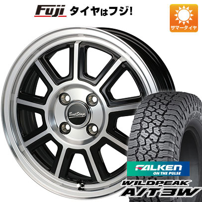 【新品】キャラバン 夏タイヤ ホイール4本セット 195/80R15 107/105N ファルケン ワイルドピーク A/T3W ブレスト ビートステージ KS-C 6J 15インチ(送料無料)