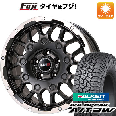 【新品】デリカD5 夏タイヤ ホイール4本セット 235/70R16 ファルケン ワイルドピーク A/T3W レアマイスター LMG MS-9W ブラック/ブラッククリアリム 6.5J 16インチ(送料無料)|フジコーポレーション