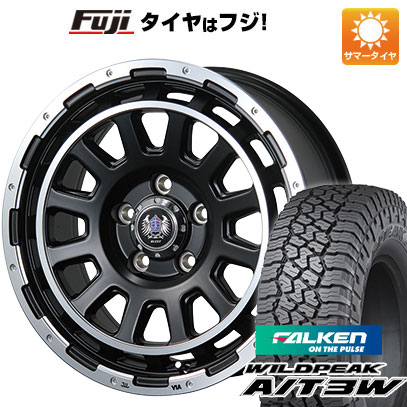 【新品】デリカD5 夏タイヤ ホイール4本セット 235/70R16 ファルケン ワイルドピーク A/T3W ブレスト バーンズテック DHストリーム 7J 16インチ(送料無料)｜フジコーポレーション