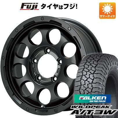 【新品】ジムニー 夏タイヤ ホイール4本セット 175/80R16 ファルケン ワイルドピーク A/T3W レアマイスター LMG CS-9 マットブラック 5.5J 16インチ(送料無料)｜フジコーポレーション