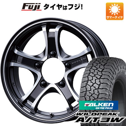 【新品】ジムニー 夏タイヤ ホイール4本セット 175/80R16 ファルケン ワイルドピーク A/T3W エムズスピード キーラー 5.5J 16インチ(送料無料)