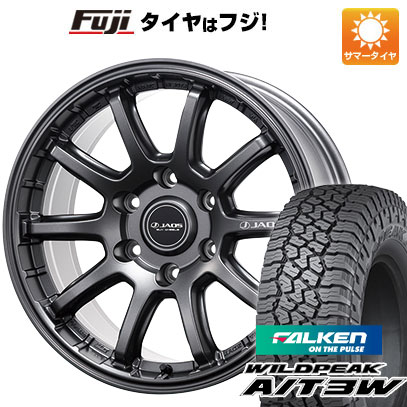 【新品国産車用6穴139.7】 夏タイヤ ホイール4本セット 35X12.5R17 ファルケン ワイルドピーク A/T3W ジャオス トライブクロス 8J 17インチ(送料無料)