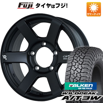 【新品】ジムニー 夏タイヤ ホイール4本セット 175/80R16 ファルケン ワイルドピーク A/T3W ドゥオール CST ZERO-1 ハイパーJ6 5.5J 16インチ(送料無料)
