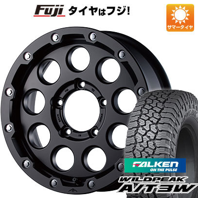 【新品】ジムニー 夏タイヤ ホイール4本セット 175/80R16 ファルケン ワイルドピーク A/T3W ギャルソン マルビーレ マッドラン 5.5J 16インチ(送料無料)