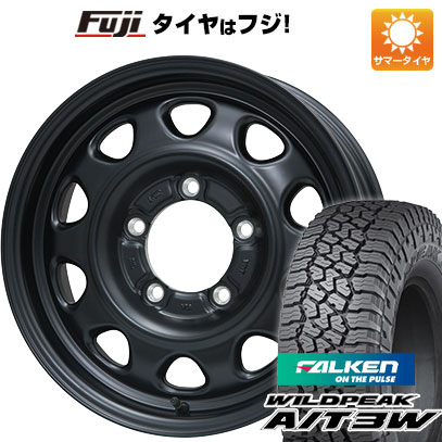 【新品】ジムニー 夏タイヤ ホイール4本セット 175/80R16 ファルケン ワイルドピーク A/T3W レアマイスター LMG OFF-STYLE(マットブラック) 5.5J 16インチ(送料無料)