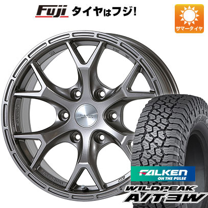 【新品】プラド/ハイラックス 夏タイヤ ホイール4本セット 265/65R17 ファルケン ワイルドピーク A/T3W ジャオス トライブクロウ 7.5J 17インチ(送料無料)