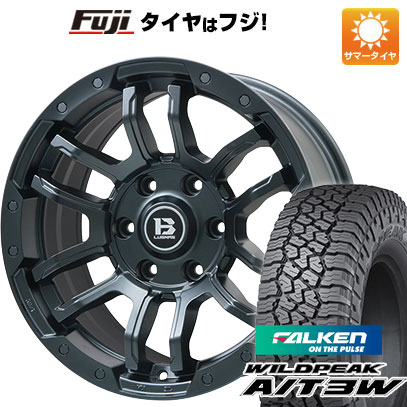 【新品】プラド/ハイラックス 夏タイヤ ホイール4本セット 265/65R17 ファルケン ワイルドピーク A/T3W ビッグウエイ B-LUGNAS FRD(マットブラック) 8J 17インチ(送料無料)｜フジコーポレーション 101,255円