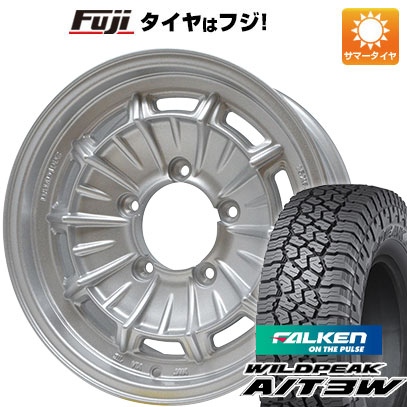 【新品】ジムニーシエラ/ジムニーノマド 夏タイヤ ホイール4本セット 30X9.5R15 ファルケン ワイルドピーク A/T3W ダムド カンタービレ 6J 15インチ(送料無料)