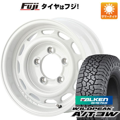 【新品】ジムニー 夏タイヤ ホイール4本セット 175/80R16 ファルケン ワイルドピーク A/T3W アピオ ワイルドボア ベンチュラ 5.5J 16インチ(送料無料)｜フジコーポレーション 106,370円
