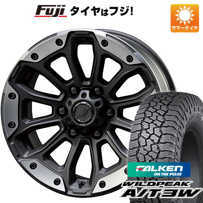【新品国産車用6穴139.7】 夏タイヤ ホイール4本セット 285/70R17 ファルケン ワイルドピーク A/T3W TUS JAPAN ジェップセン MJCR 216 8J 17インチ(送料無料)