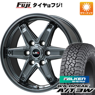 【新品国産車用6穴139.7】 夏タイヤ ホイール4本セット 285/70R17 ファルケン ワイルドピーク A/T3W レアマイスター LMG エトナ(ディープグレー) 17インチ(送料無料)|フジコーポレーション