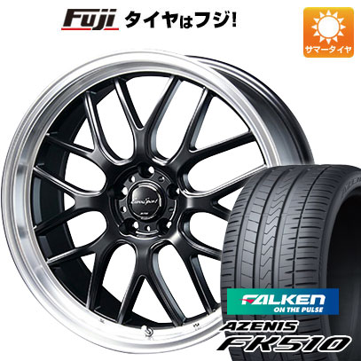 【新品国産車用5穴114.3】 夏タイヤ ホイール4本セット 215/35R19 ファルケン アゼニス FK510 ブレスト ユーロスポーツ タイプ805 セミグロスブラック 8.5J 19インチ(送料無料)