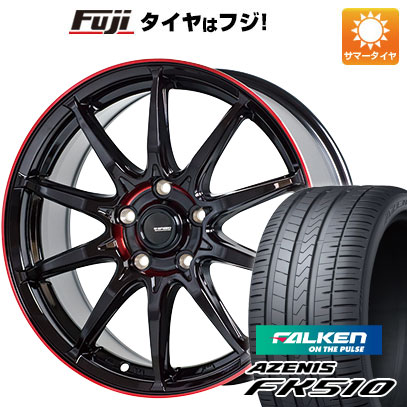 【新品国産車用5穴114.3】 夏タイヤ ホイール4本セット 235/60R18 ファルケン アゼニス FK510 SUV ホットスタッフ ジースピード P-05R 8J 18インチ(送料無料)