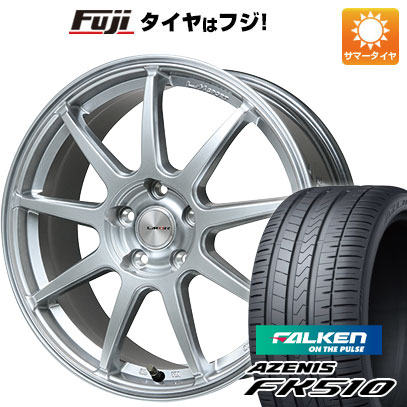 【新品国産車用5穴114.3】 夏タイヤ ホイール4本セット 235/60R18 ファルケン アゼニス FK510 SUV レアマイスター LMスポーツLM-QR ハイパーシルバー 8J 18インチ(送料無料)｜フジコーポレーション
