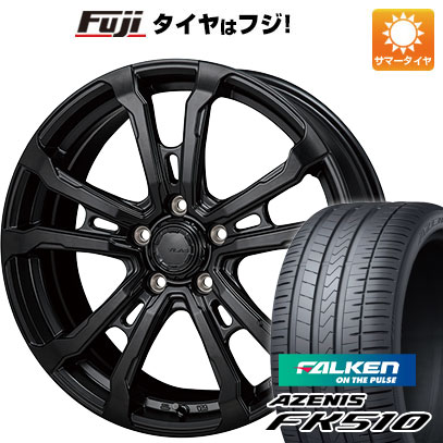 【新品国産車用5穴114.3】 夏タイヤ ホイール4本セット 235/60R18 ファルケン アゼニス FK510 SUV モンツァ HI-BLOCK ヴィラス 7.5J 18インチ(送料無料)