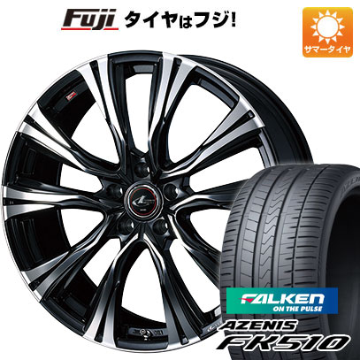 【新品国産車用5穴114.3】 夏タイヤ ホイール4本セット 235/60R18 ファルケン アゼニス FK510 SUV WEDS ウェッズ レオニス VR 8J 18インチ(送料無料)|フジコーポレーション