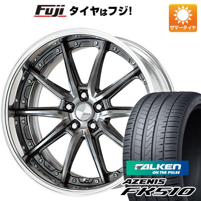 【新品国産車用5穴114.3】 夏タイヤ ホイール4本セット 215/35R19 ファルケン アゼニス FK510 WORK ワーク ランベック LS10 7.5J 19インチ(送料無料)