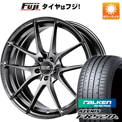 【新品国産車用5穴114.3】 夏タイヤ ホイール4本セット 245/40R19 ファルケン アゼニス FK520L OZ レッジェーラHLT 8J 19インチ(送料無料)