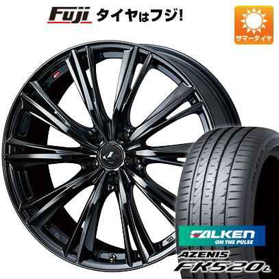 【新品国産車用5穴114.3】 夏タイヤ ホイール4本セット 255/45R20 ファルケン アゼニス FK520L WEDS ウェッズ レオニス WX 20インチ(送料無料)｜フジコーポレーション