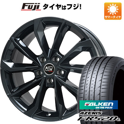 【新品国産車用5穴114.3】 夏タイヤ ホイール4本セット 225/40R19 ファルケン アゼニス FK520L MSW by OZ Racing MSW 42(グロスブラック) 8J 19インチ(送料無料)｜フジコーポレーション