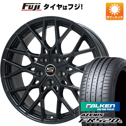 【新品国産車用5穴114.3】 夏タイヤ ホイール4本セット 225/40R19 ファルケン アゼニス FK520L MSW by OZ Racing MSW 74(グロスブラック) 8J 19インチ(送料無料)|フジコーポレーション