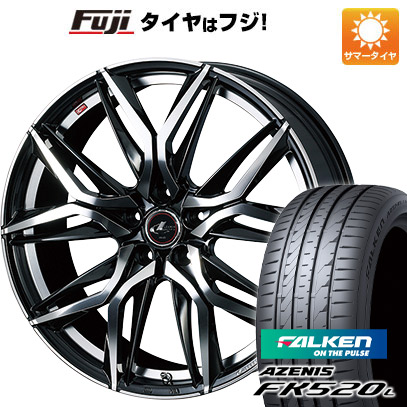 【新品国産車用5穴114.3】 夏タイヤ ホイール4本セット 245/35R20 ファルケン アゼニス FK520L WEDS ウェッズ レオニス LM 8.5J 20インチ(送料無料)