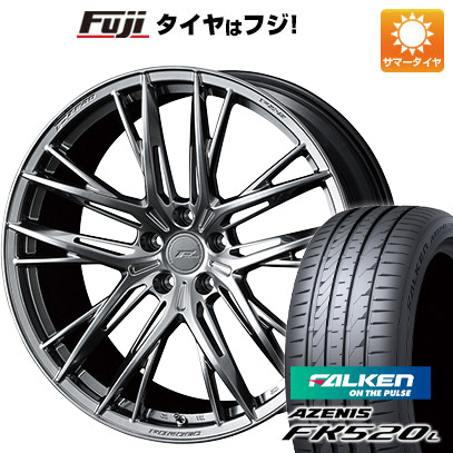 【新品国産車用5穴114.3】 夏タイヤ ホイール4本セット 225/40R19 ファルケン アゼニス FK520L WEDS ウェッズ F-ZERO FZ-5 8.5J 19インチ(送料無料)