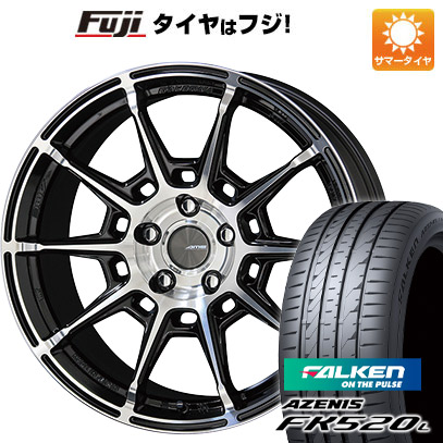 【新品国産車用5穴114.3】 夏タイヤ ホイール4本セット 235/40R19 ファルケン アゼニス FK520L 共豊 ガレルナ レフィーノ 8J 19インチ(送料無料)