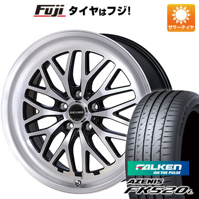 【新品国産車用5穴114.3】 夏タイヤ ホイール4本セット 225/35R19 ファルケン アゼニス FK520L モンツァ ジェクシス GM210 8J 19インチ(送料無料)