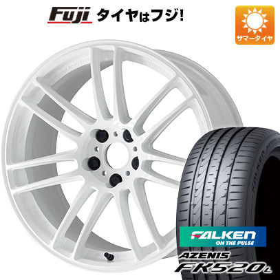 【新品国産車用5穴114.3】 夏タイヤ ホイール4本セット 245/45R19 ファルケン アゼニス FK520L WORK ワーク エモーション ZR7 8.5J 19インチ(送料無料)