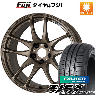 【新品国産車用5穴114.3】 夏タイヤ ホイール4本セット 225/45R18 ファルケン ジークス ZE310R エコラン(限定) WORK ワーク エモーション CR kiwami 7.5J 18インチ(送料無料)