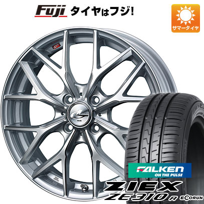 【新品国産車用4穴100】 夏タイヤ ホイール4本セット 205/45R17 ファルケン ジークス ZE310R エコラン(限定) WEDS ウェッズ レオニス MX 6.5J 17インチ(送料無料)