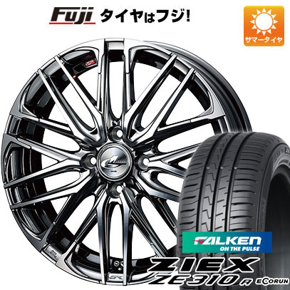 【新品国産車用4穴100】 夏タイヤ ホイール4本セット 195/45R16 ファルケン ジークス ZE310R エコラン(限定) WEDS ウェッズ レオニス SK 6J 16インチ(送料無料)｜フジコーポレーション