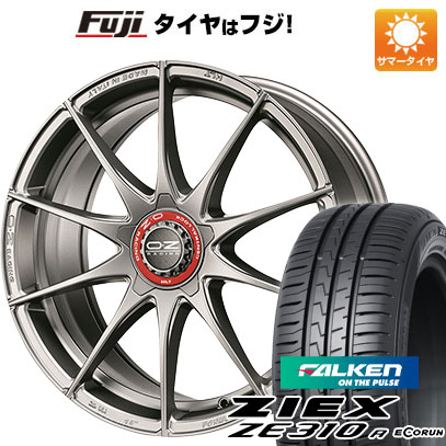 【新品国産車用5穴100】 夏タイヤ ホイール4本セット 215/40R18 ファルケン ジークス ZE310R エコラン(限定) OZ フォーミュラHLT 7.5J 18インチ(送料無料)