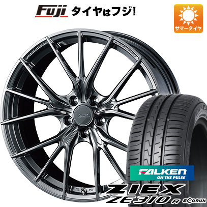 【新品国産車用5穴114.3】 夏タイヤ ホイール4本セット 235/50R18 ファルケン ジークス ZE310R エコラン(限定) WEDS ウェッズ F-ZERO FZ-1 7.5J 18インチ(送料無料)｜フジコーポレーション