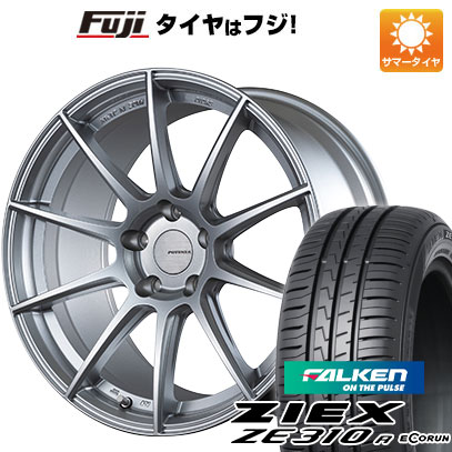【新品国産車用5穴114.3】 夏タイヤ ホイール4本セット 225/65R17 ファルケン ジークス ZE310R エコラン（限定） ブリヂストン ポテンザ SW010 17インチ(送料無料)
