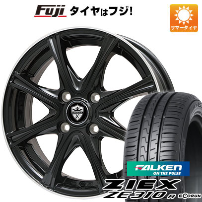 【新品国産車用4穴100】 夏タイヤ ホイール4本セット 195/55R16 ファルケン ジークス ZE310R エコラン(限定) エルベ エステローザ MZV 6J 16インチ(送料無料)