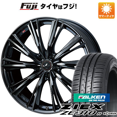 【新品】フリード 5穴/114 夏タイヤ ホイール4本セット 205/45R17 ファルケン ジークス ZE310R エコラン（限定） WEDS ウェッズ レオニス WX 17インチ(送料無料) サマータイヤ