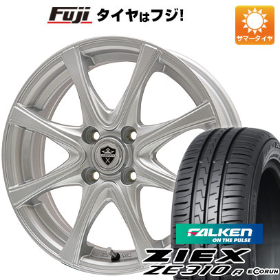 【新品】シエンタ 2022- 夏タイヤ ホイール4本セット 185/65R15 ファルケン ジークス ZE310R エコラン(限定) エルベ エステローザ FSV シルバー 6J 15インチ(送料無料)