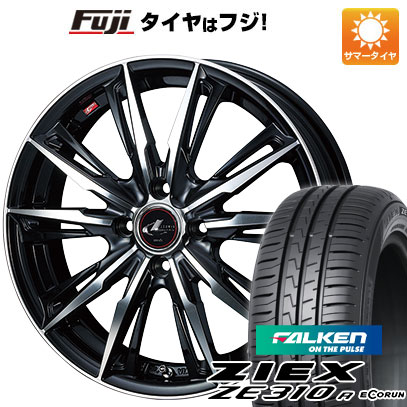 【新品国産車用4穴100】 夏タイヤ ホイール4本セット 205/45R17 ファルケン ジークス ZE310R エコラン(限定) WEDS ウェッズ レオニス GX 6.5J 17インチ(送料無料)
