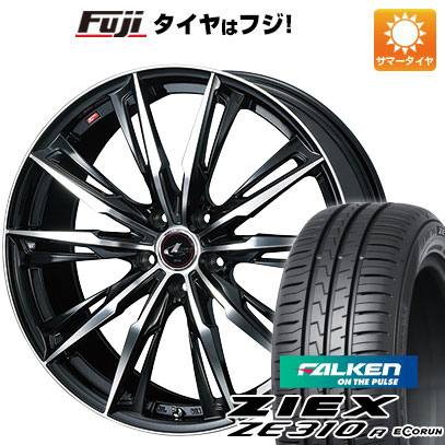【新品国産車用5穴114.3】 夏タイヤ ホイール4本セット 205/60R16 ファルケン ジークス ZE310R エコラン(限定) WEDS ウェッズ レオニス GX 6.5J 16インチ(送料無料)